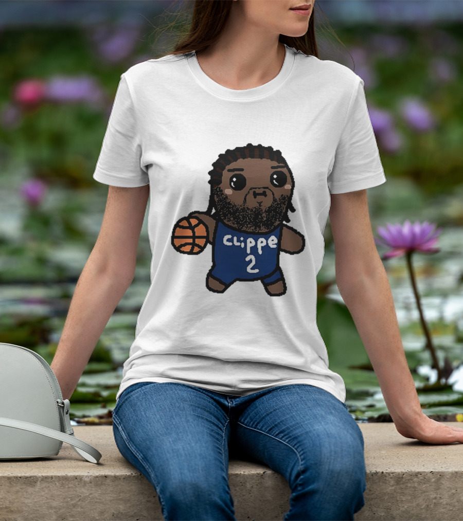 Kawaii Leonard Clipper 2 Los Angeles Cartoon Basketball T-Shirt