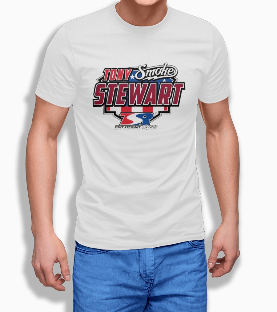 Tony Stewart Smoke Americana NitroMall Racing 20 Sprint T-Shirt