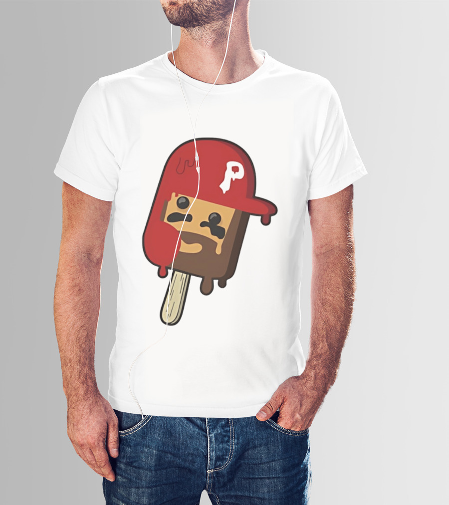 Bryce Harper Philadelphia Phillies Popsicle Red Cap Ice Cream T-Shirt