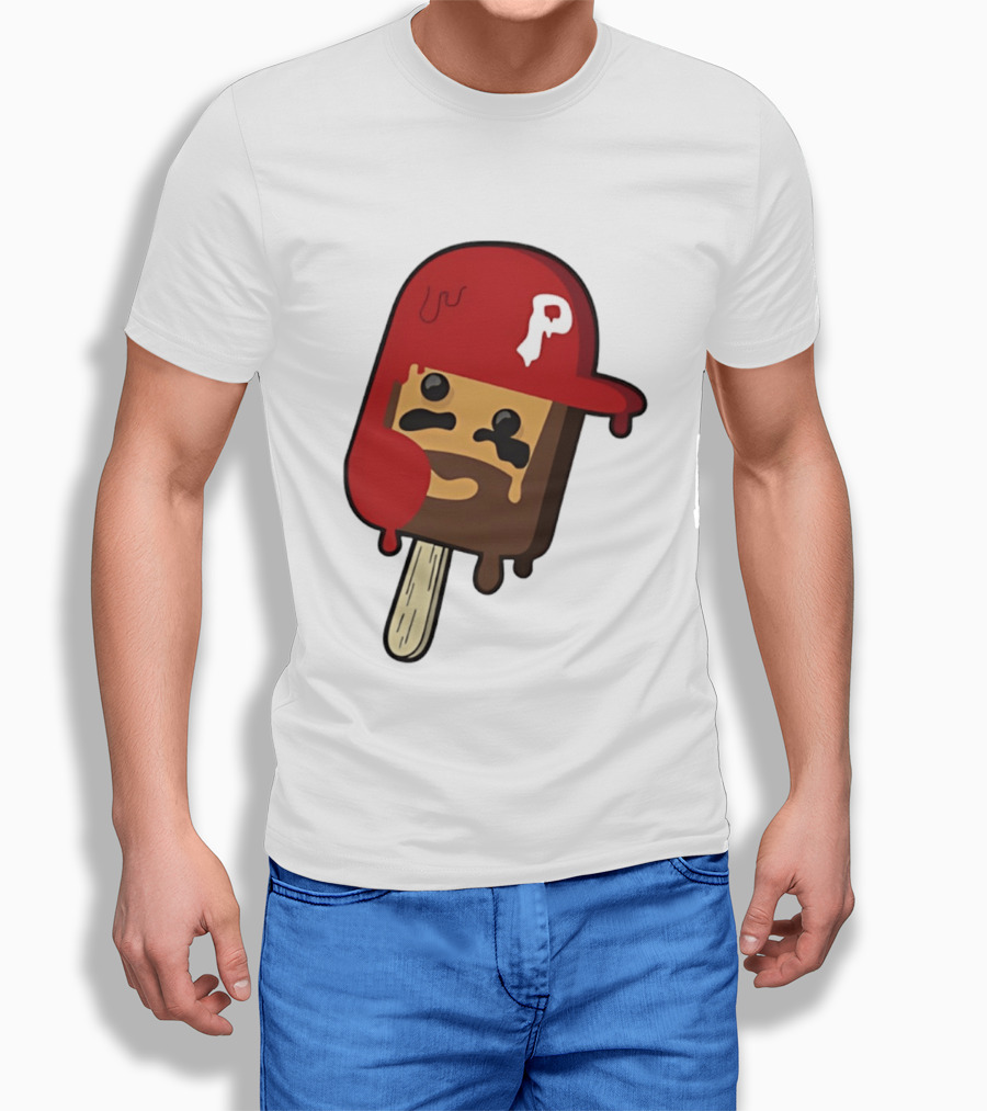Bryce Harper Philadelphia Phillies Popsicle Red Cap Ice Cream T-Shirt