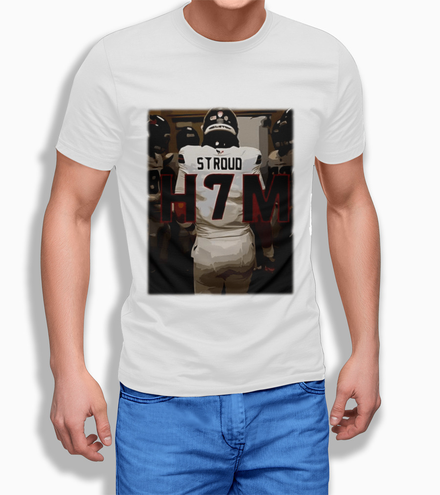 C.J. Stroud H7M Houston Texans Football Player T-Shirt