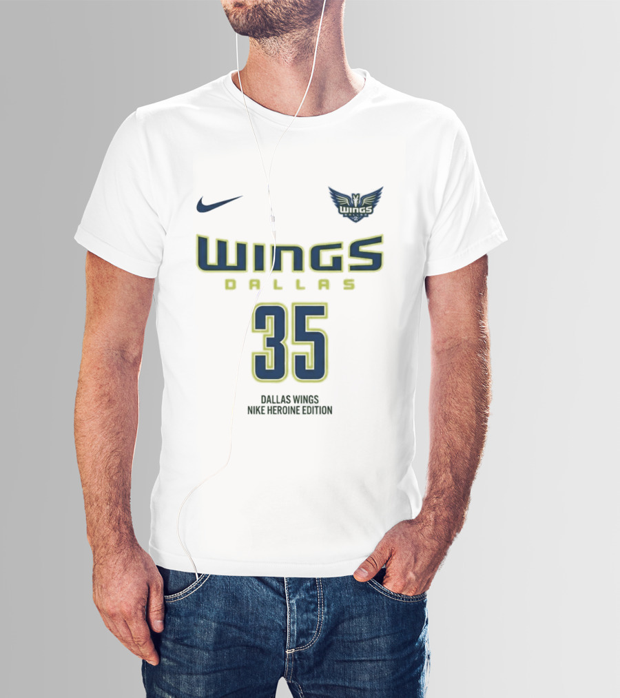 Wings Dallas Big Texas 35 Nike Heritage Edition T-Shirt