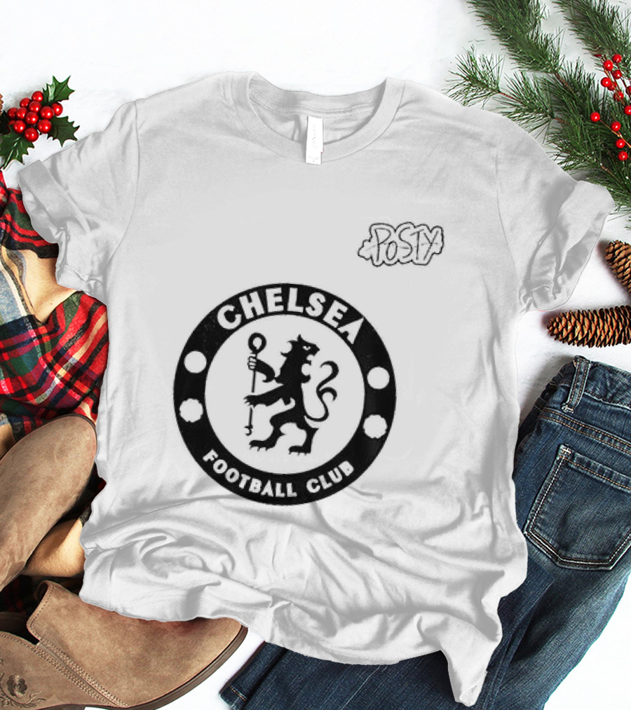 Chelsea Football Club Post Malone The Big Ass World Tour Collaboration T-Shirt