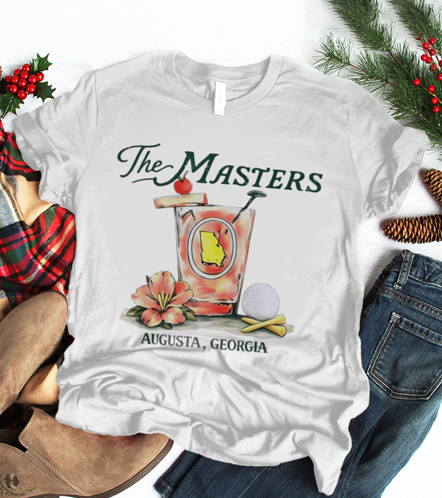The Masters Augusta Georgia Peach Juice Golf T-Shirt