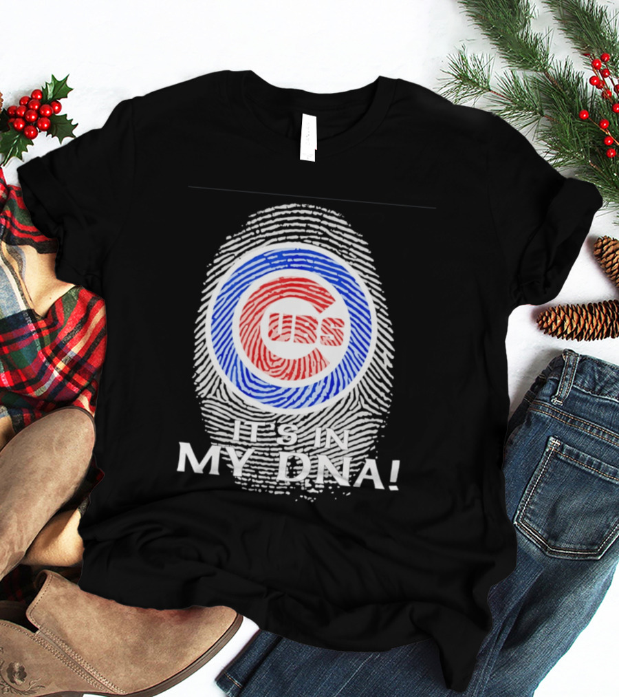 Chicago Cubs DNA Fingerprint It's In My DNA T-Shirt