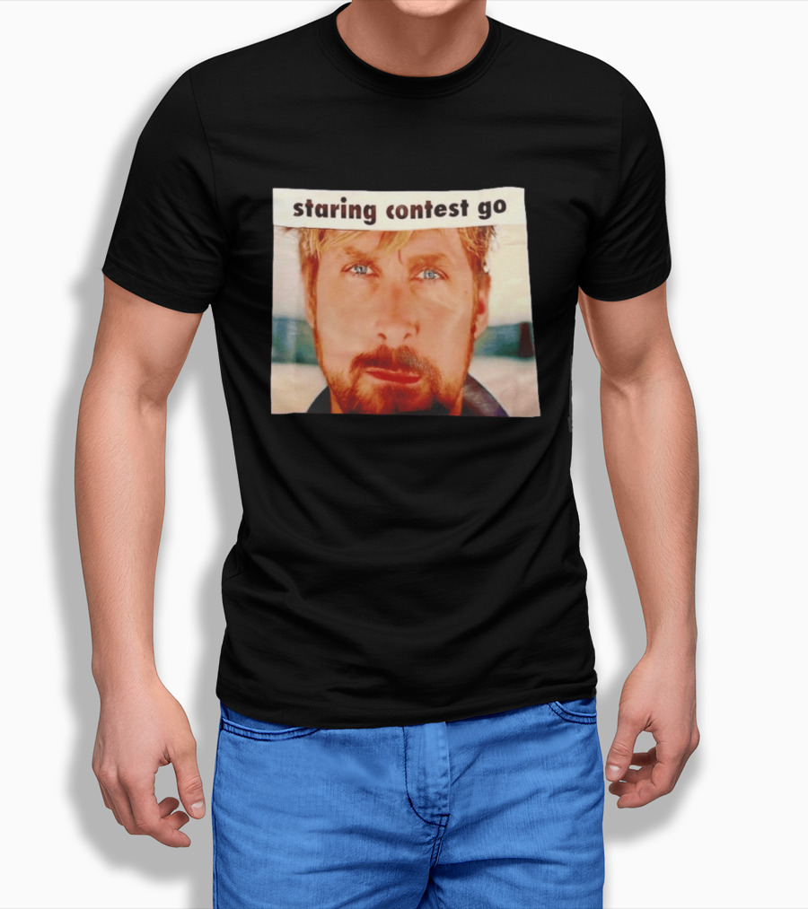 Ryan Gosling Staring Contest Go T-Shirt