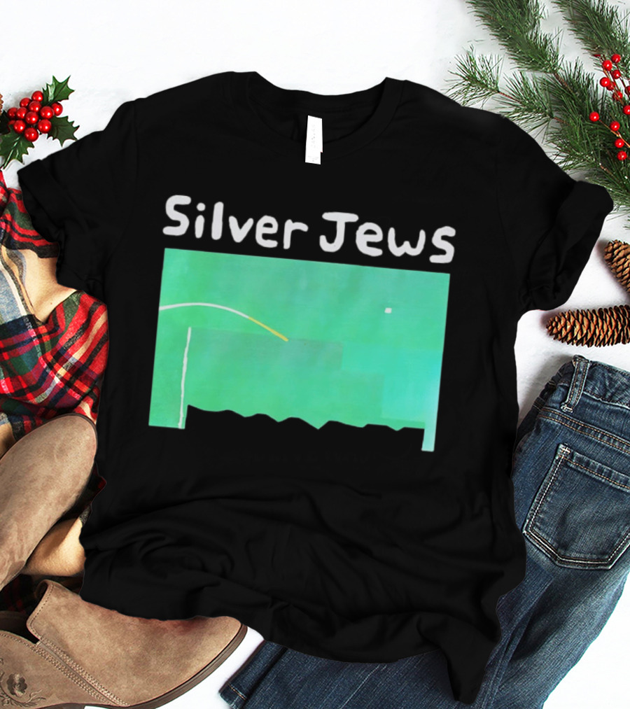 Silver Jews Green Abstract T-Shirt