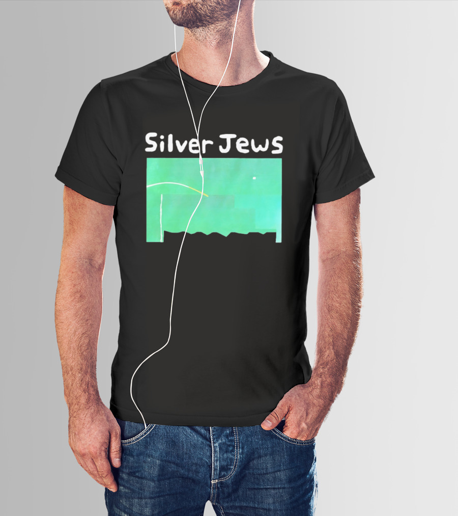 Silver Jews Green Abstract T-Shirt