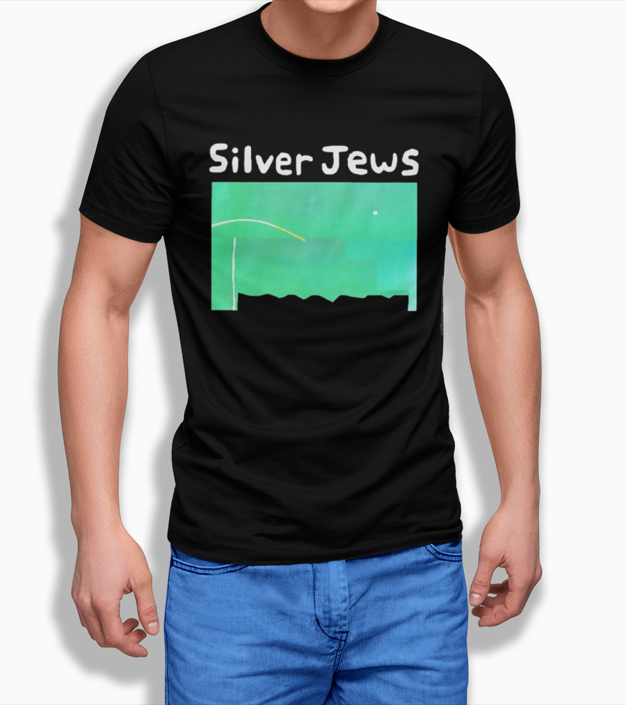 Silver Jews Green Abstract T-Shirt