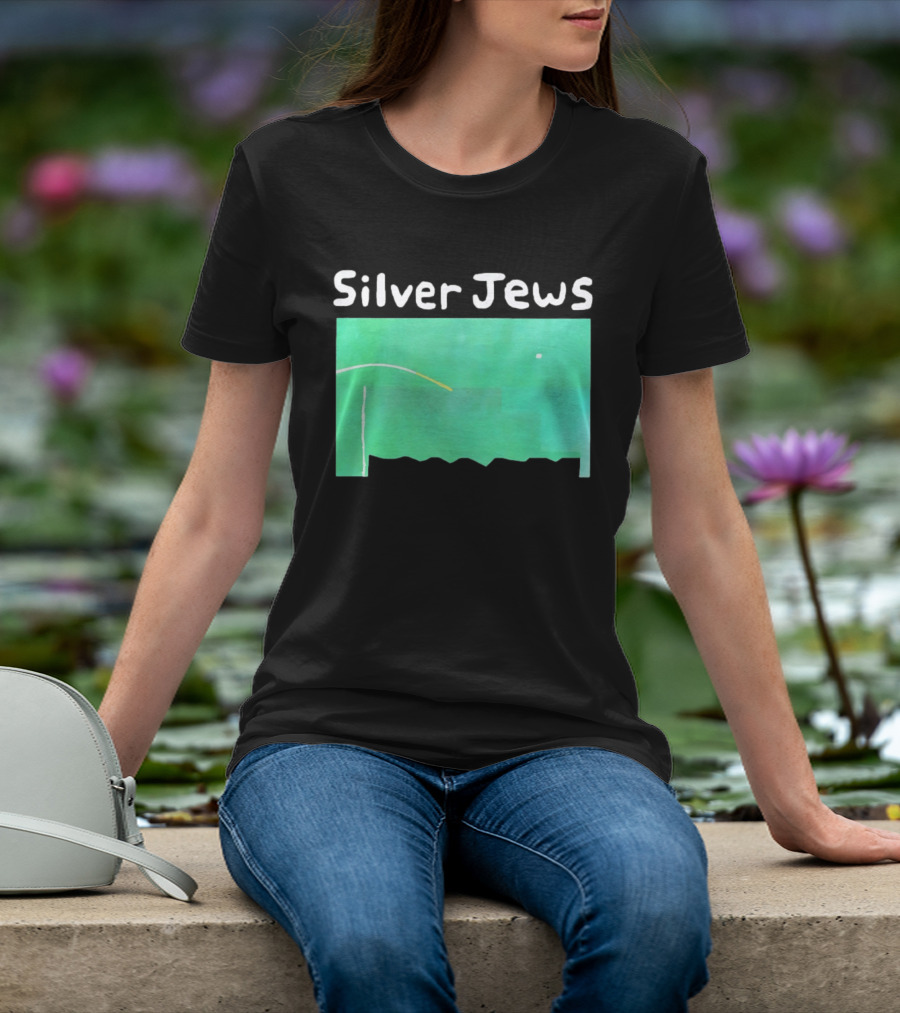 Silver Jews Green Abstract T-Shirt