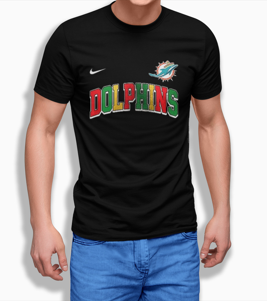 Miami Dolphins Cinco De Drinko Bitchachos Skeleton Nike T-Shirt