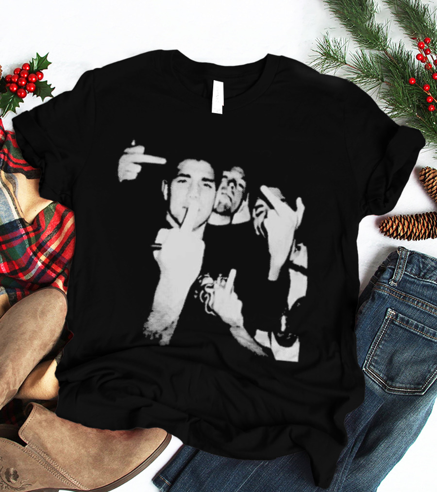 Mike Perry Nate Diaz Brothers Pose Iconic MMA Gesture T-Shirt