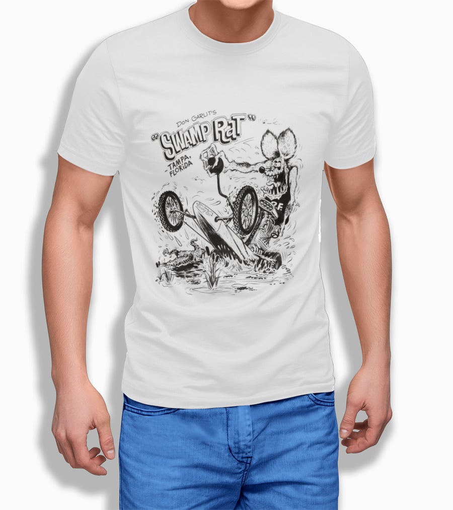 Swamp Rat Don Garlit's Tampa Florida Racing Dragster T-Shirt