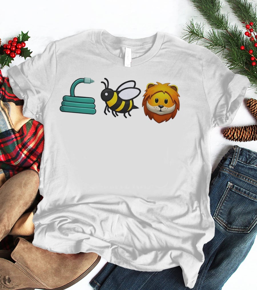 Hose Bee Lion Emoji Mashup T-Shirt