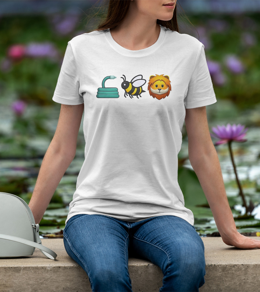 Hose Bee Lion Emoji Mashup T-Shirt