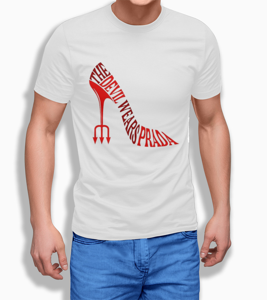 The Devil Wears Prada Red Shoe High Heel Trident T-Shirt
