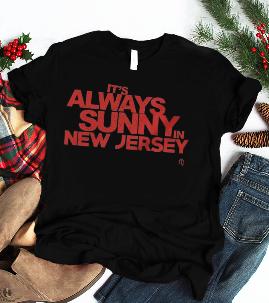 It's Always Sunny In New Jersey Bold Red T-Shirt