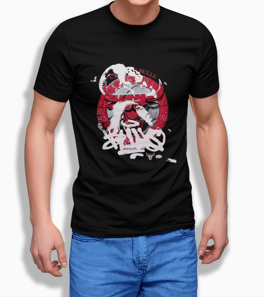 Chicago Bulls Dynasty Champions 91 92 93 96 97 98 T-Shirt