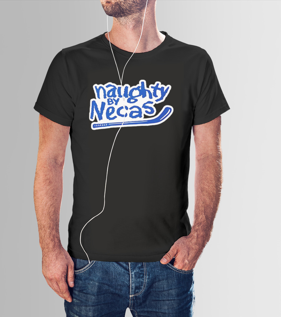 Martin Nečas Naughty By Necas Hockey T-Shirt