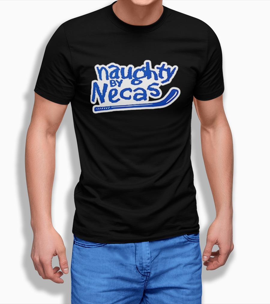 Martin Nečas Naughty By Necas Hockey T-Shirt