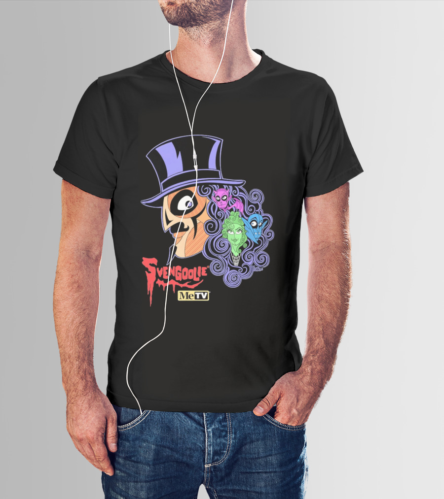 Svengoolie MeTV Horror Host Character Cartoon T-Shirt