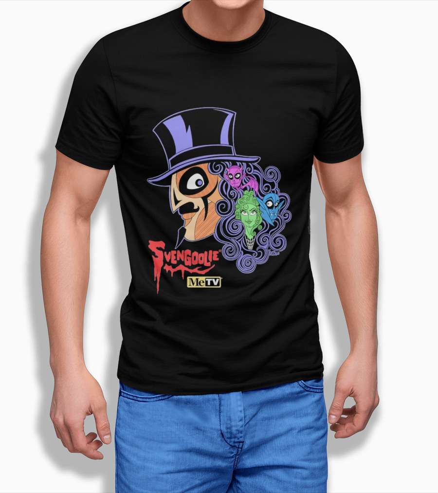 Svengoolie MeTV Horror Host Character Cartoon T-Shirt