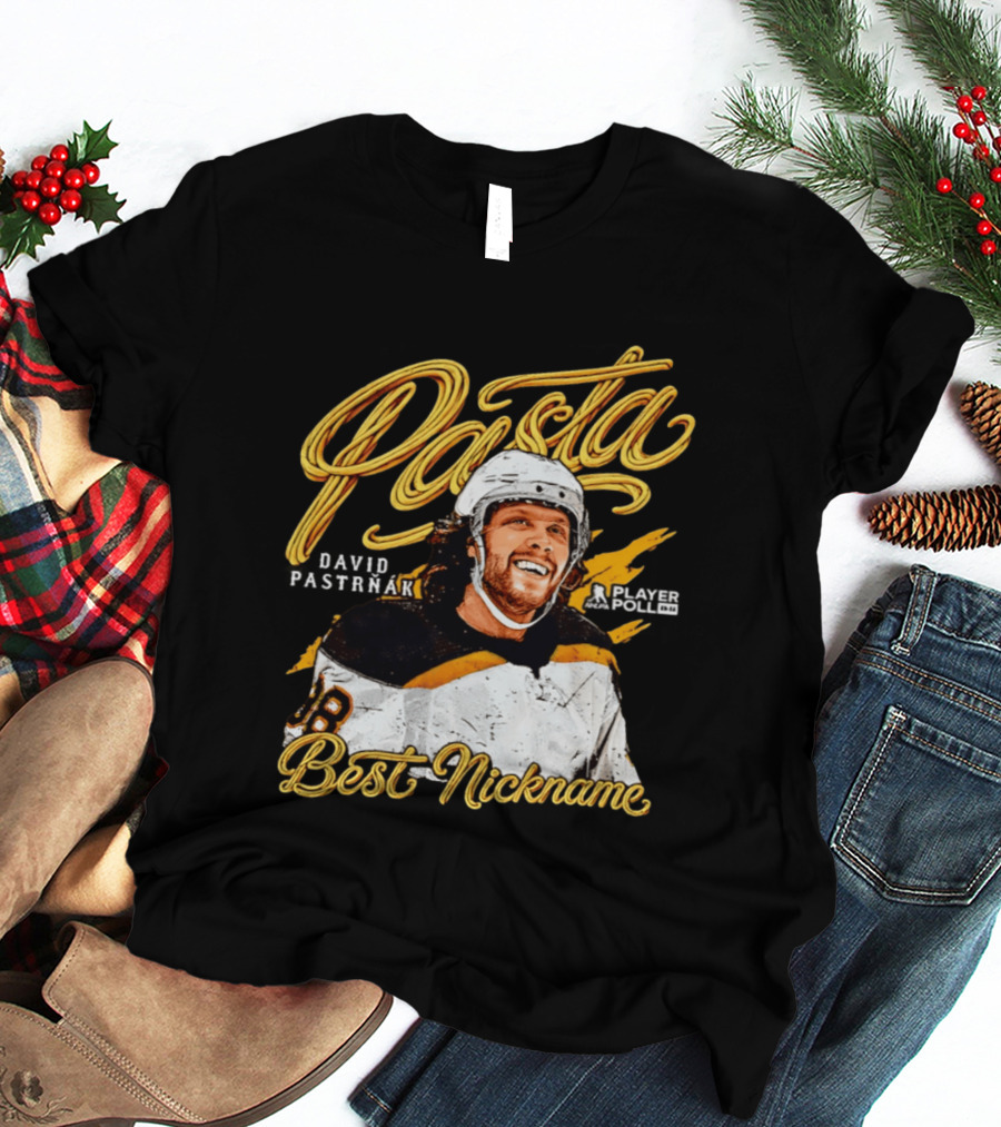 Pasta David Pastrnak Boston Best Nickname Player Profile T-Shirt
