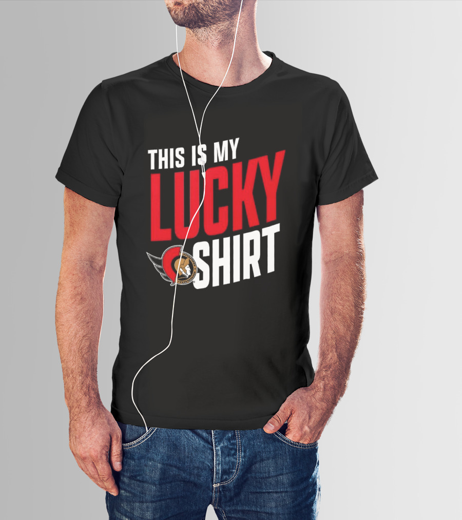 Ottawa Senators NHL This Is My Lucky T-Shirt