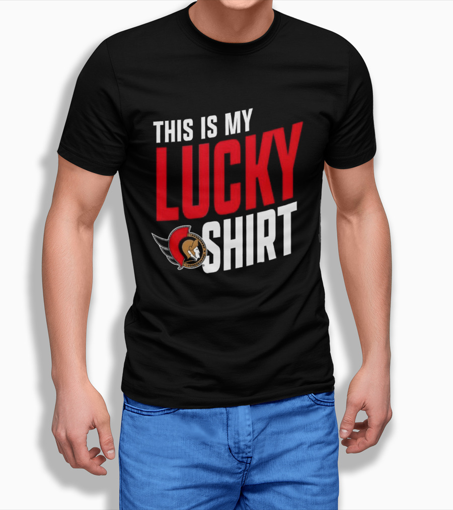 Ottawa Senators NHL This Is My Lucky T-Shirt