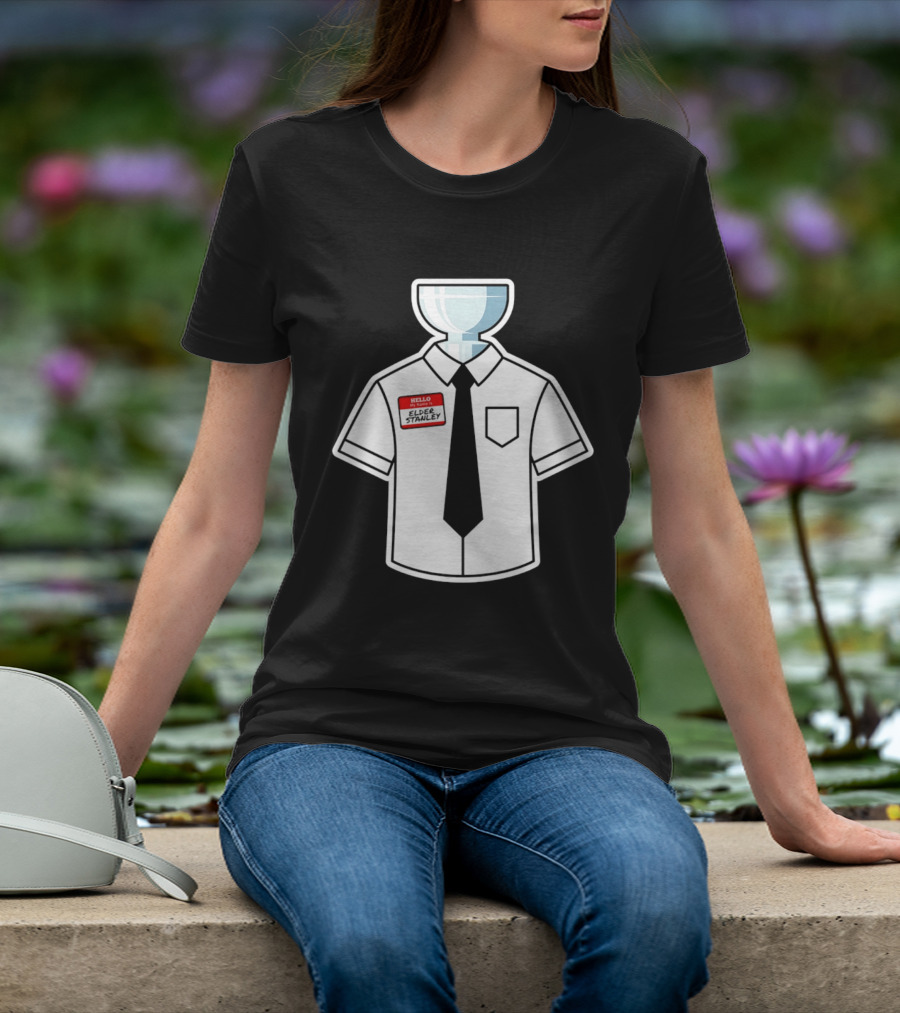 Elder Stanley Cup NHL 2026 Trophy Hello My Name Is Sticker T-Shirt