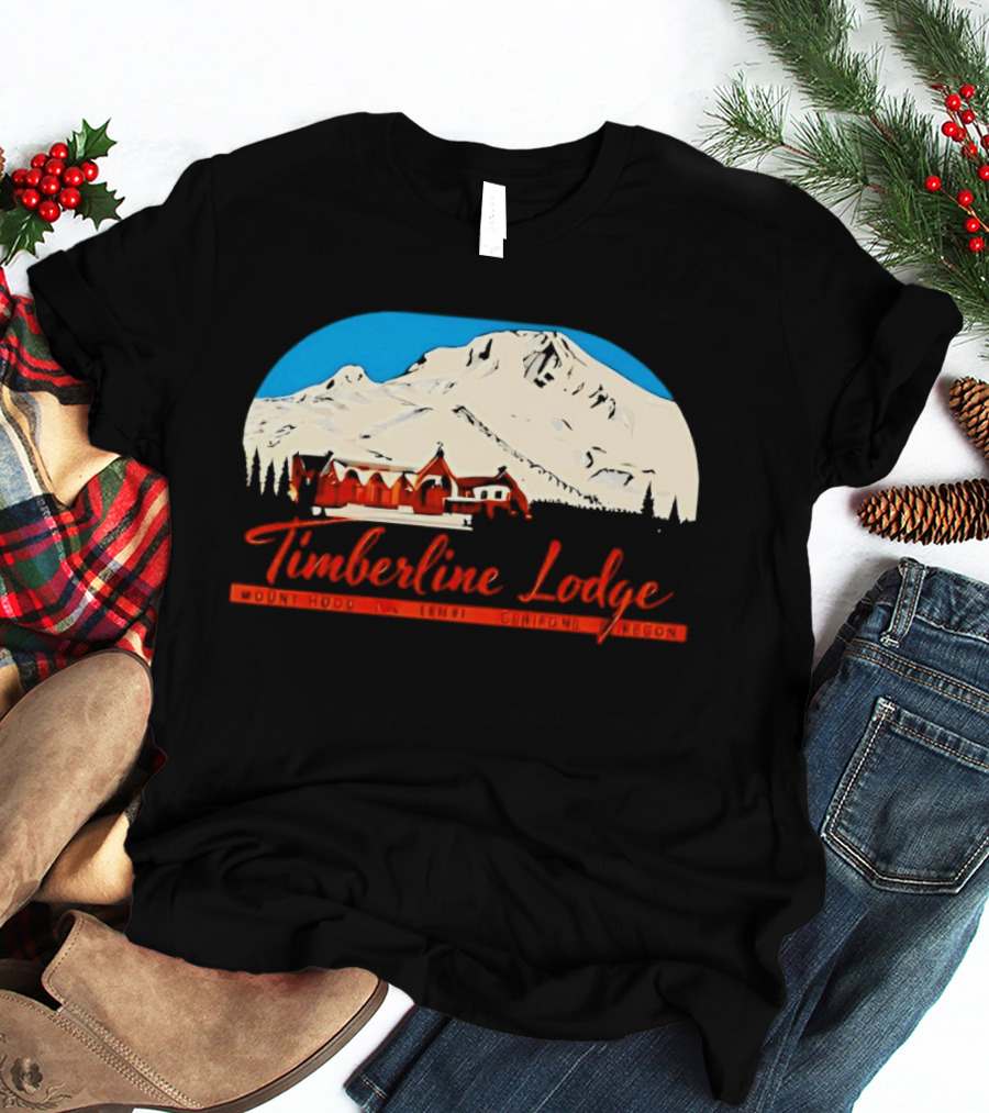 Timberline Lodge Mount Hood Ski Mountain Retreat Oregon T-Shirt