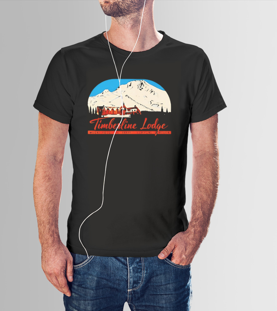 Timberline Lodge Mount Hood Ski Mountain Retreat Oregon T-Shirt