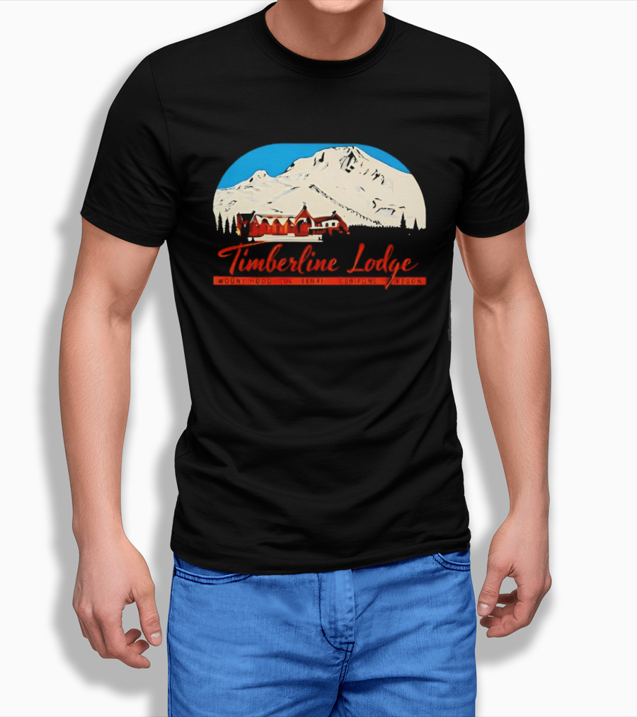 Timberline Lodge Mount Hood Ski Mountain Retreat Oregon T-Shirt