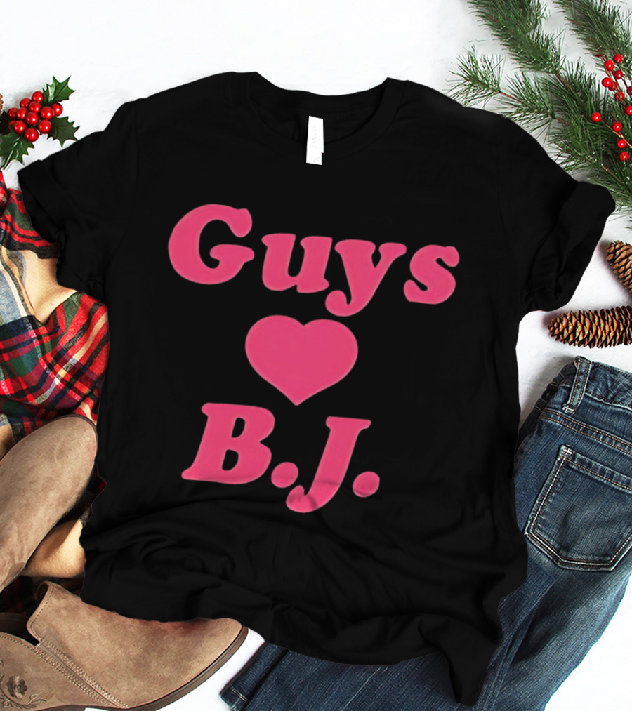 Guys Heart B.J. Pink T-Shirt