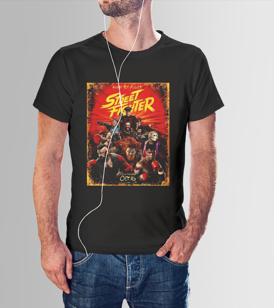Ready Set Fight Street Fighter 2026 Movie Release October 16 T-Shirt