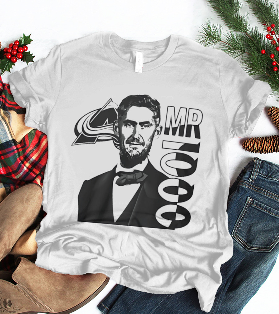 Brock Nelson Mr 1000 Colorado Avalanche Hockey T-Shirt