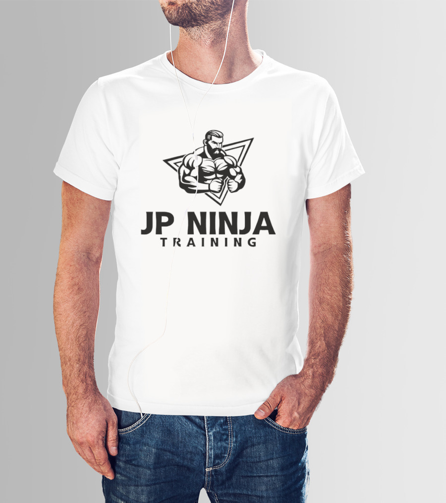 JP Ninja Training Muscle Man Triangle T-Shirt