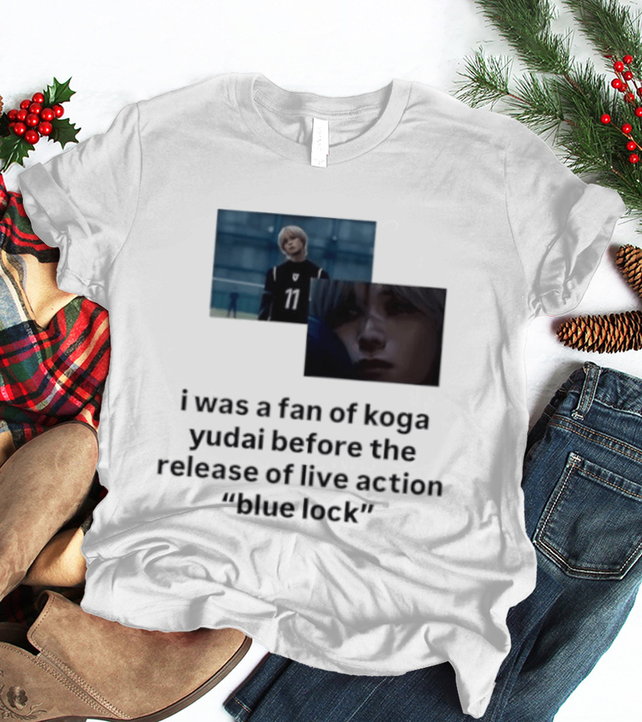 Koga Yudai Before Blue Lock Live Action Release Fan T-Shirt