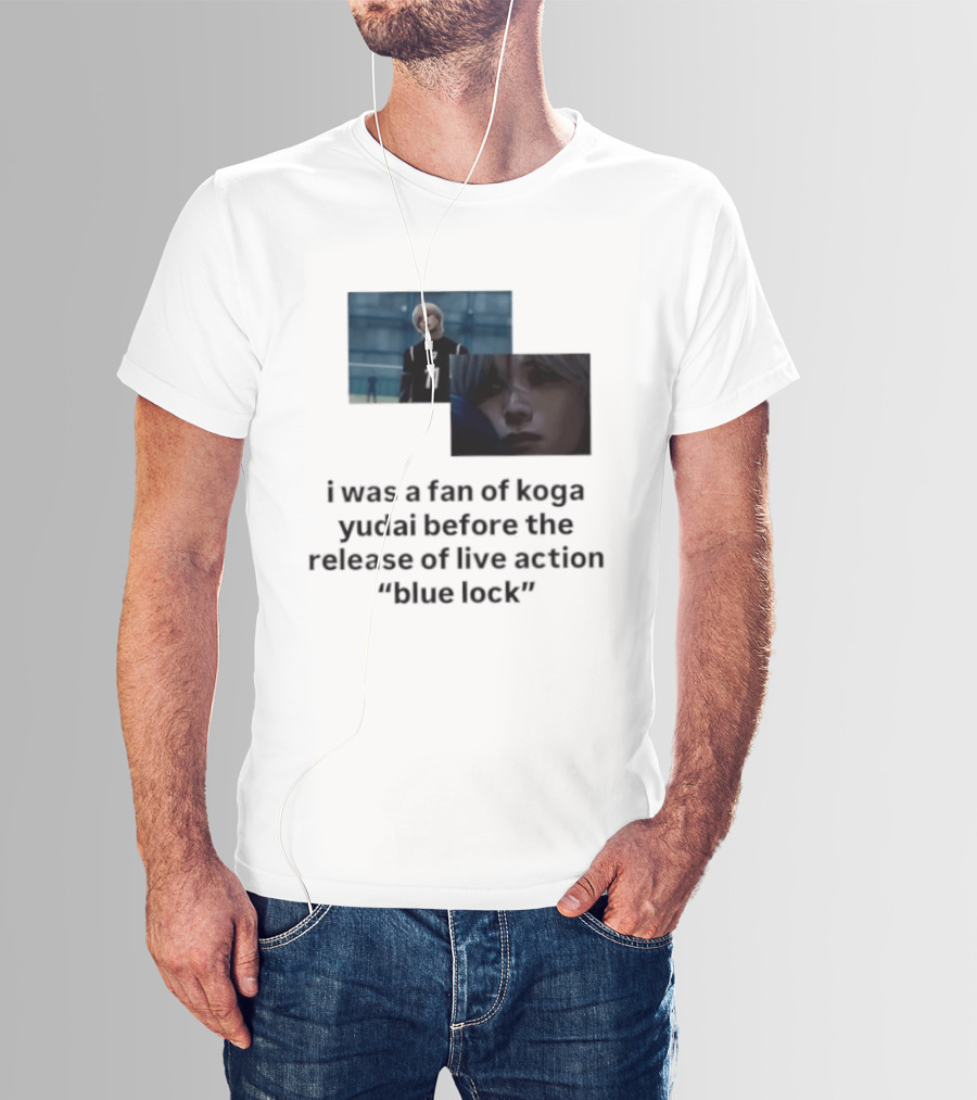 Koga Yudai Before Blue Lock Live Action Release Fan T-Shirt