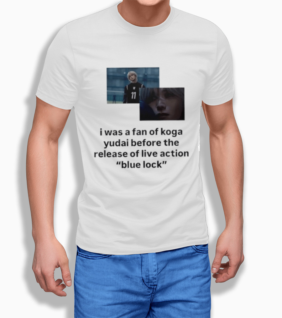 Koga Yudai Before Blue Lock Live Action Release Fan T-Shirt