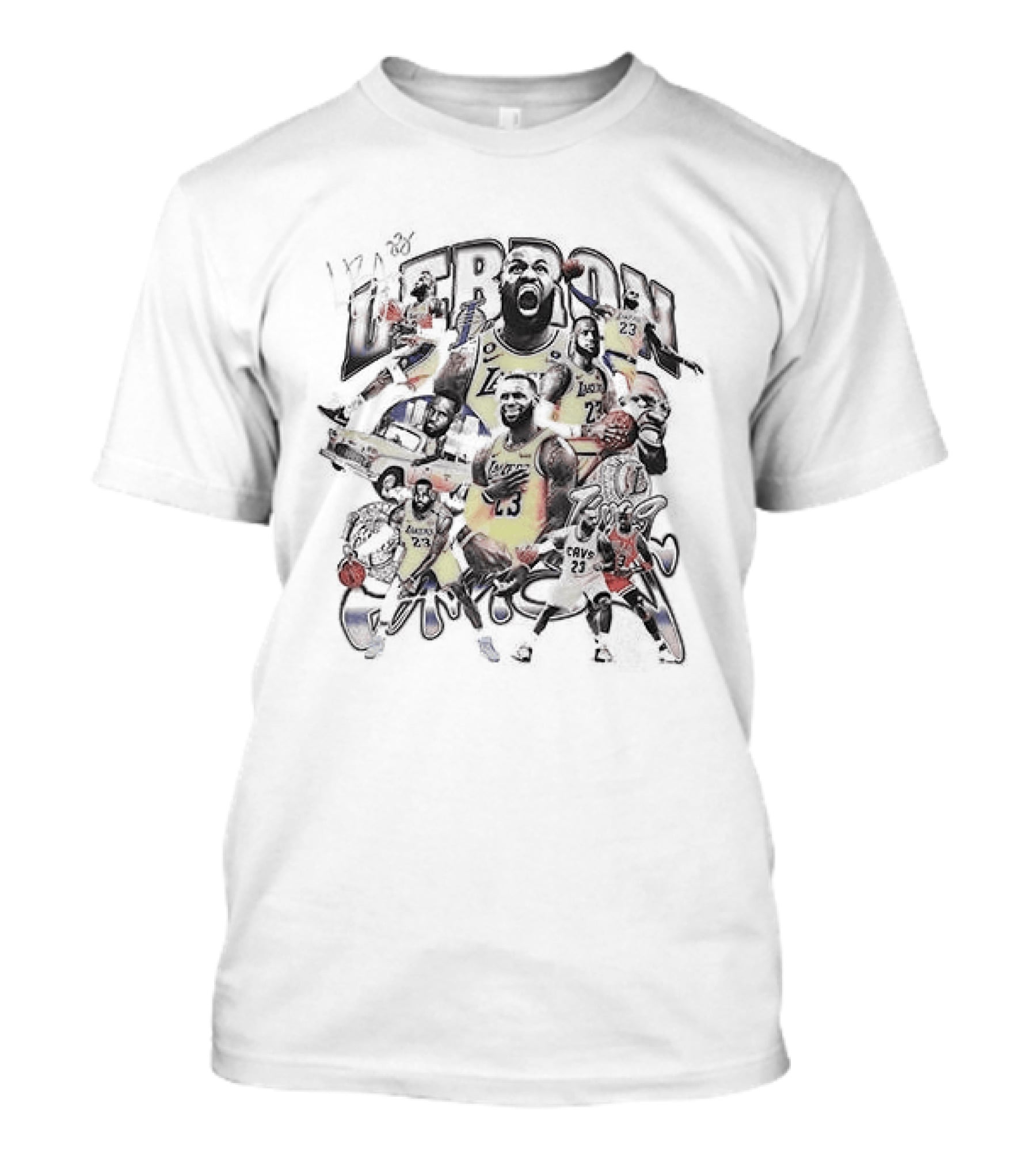 LeBron James 23 Los Angeles Lakers Iconic Moments T-Shirt