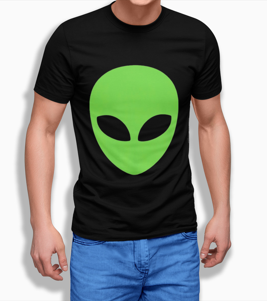 Alien Face 2026 Green Mask T-Shirt