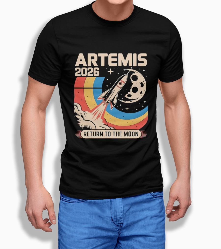 Artemis 2026 Rocket Launch Return To The Moon T-Shirt