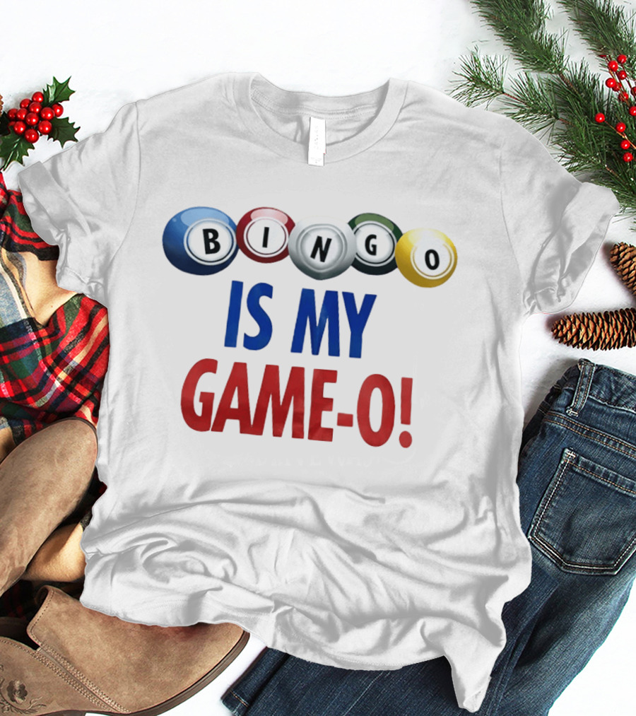 Bingo Is My Game O Billiard Balls Fun Playful T-Shirt