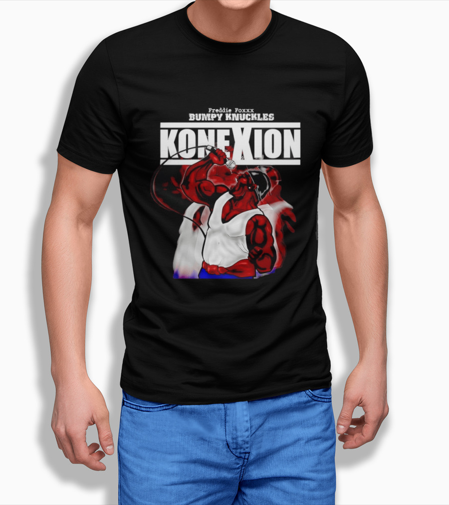 Freddie Foxxx Bumpy Knuckles Hip Hop Konexion Microphone Power T-Shirt