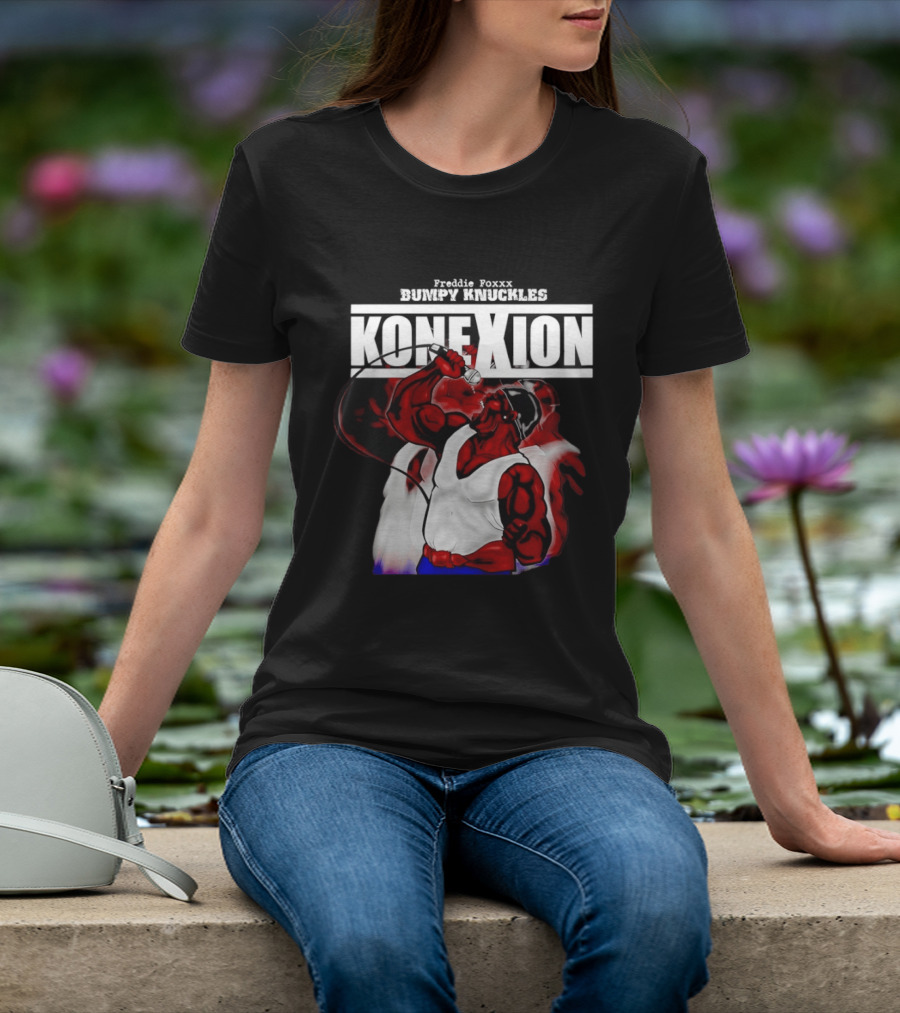 Freddie Foxxx Bumpy Knuckles Hip Hop Konexion Microphone Power T-Shirt