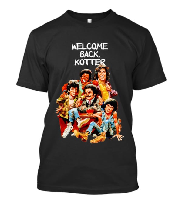 Welcome Back Kotter 1970s Sitcom Cartoon Characters T-Shirt