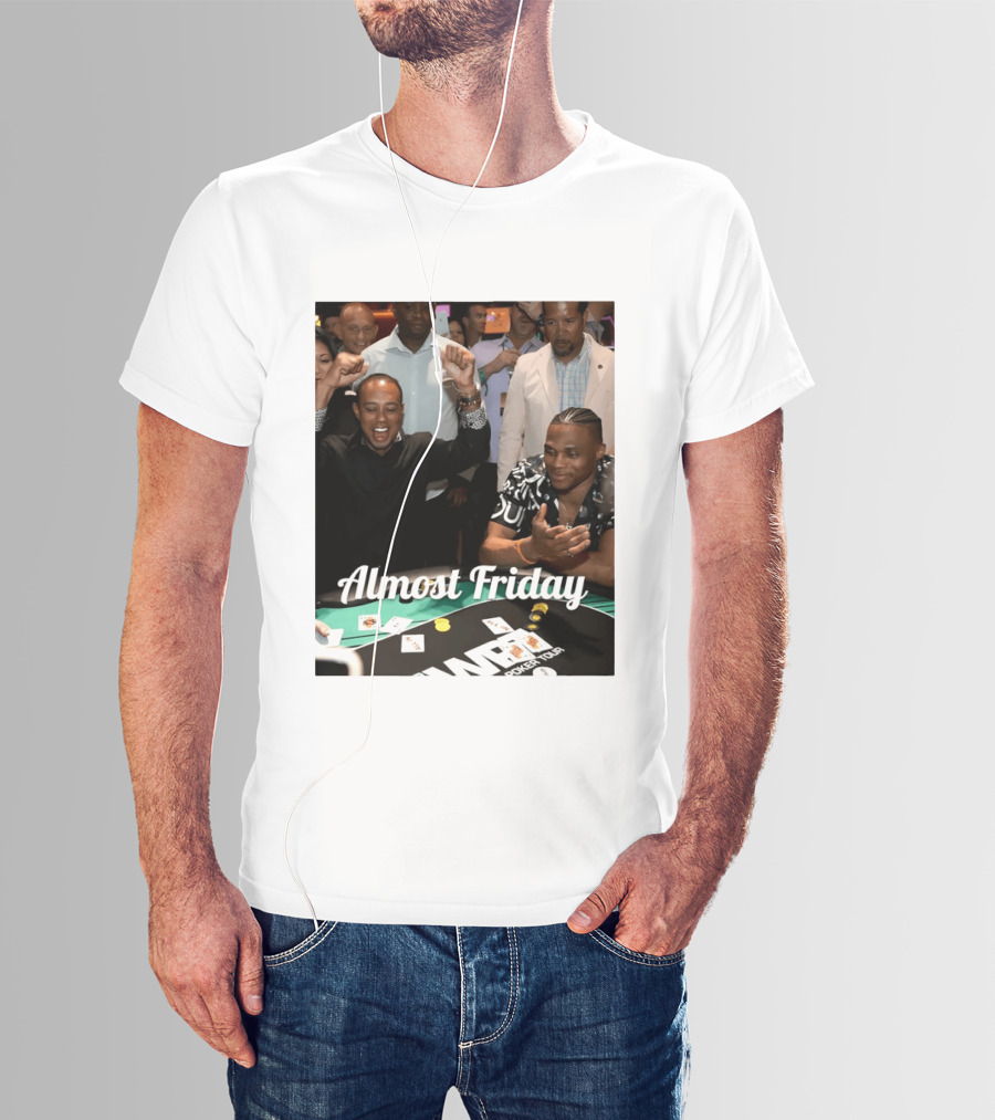 Tiger Woods World Poker Tour Almost Friday Celebration T-Shirt