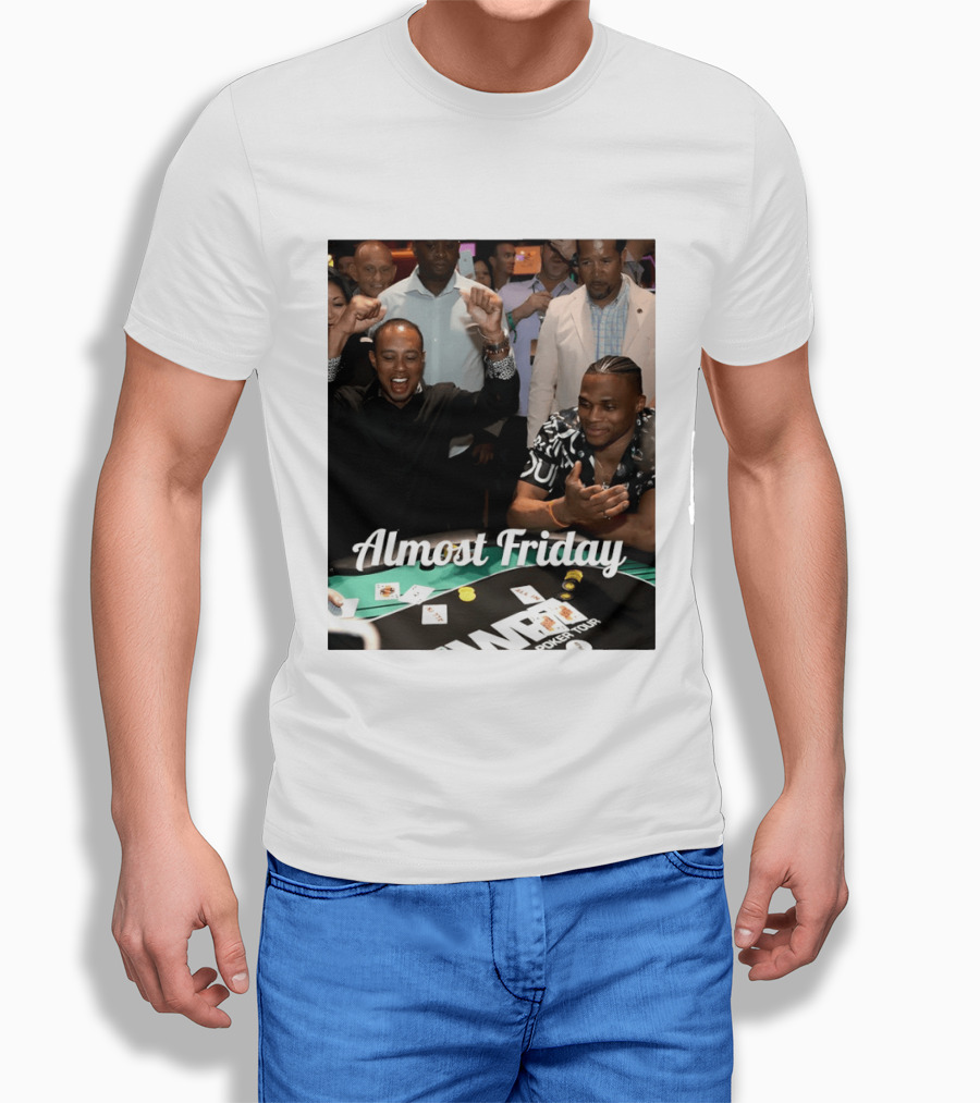 Tiger Woods World Poker Tour Almost Friday Celebration T-Shirt