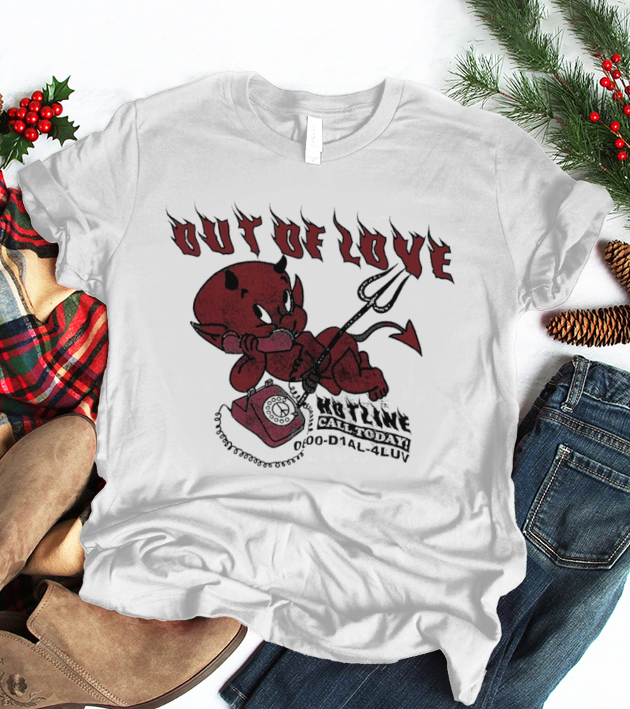 Out Of Love Hot Stuff The Little Devil Phone Comic T-Shirt